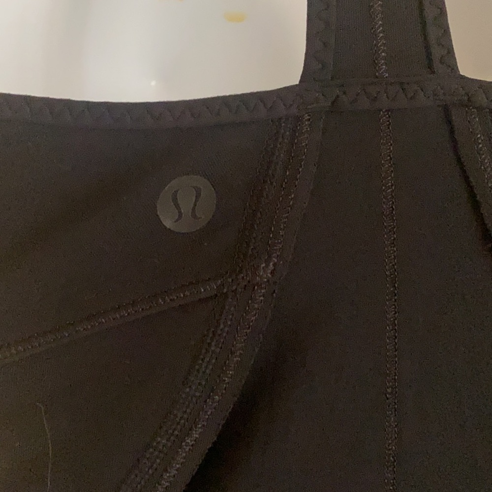 Lululemon Black Racerback Tank Top - Picture 3 of 3
